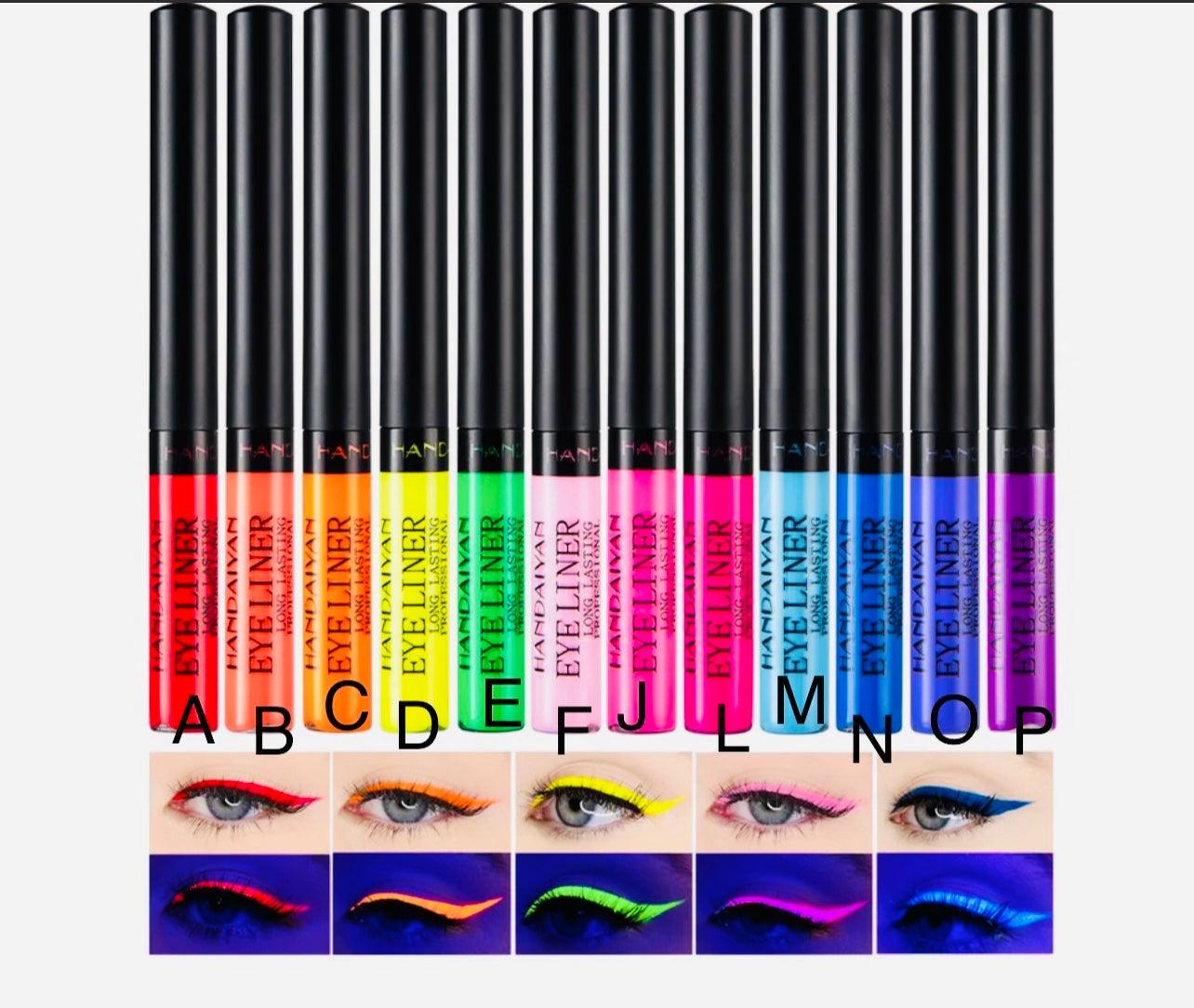 Eyeliner mat couleur neon - SDEG Glitter