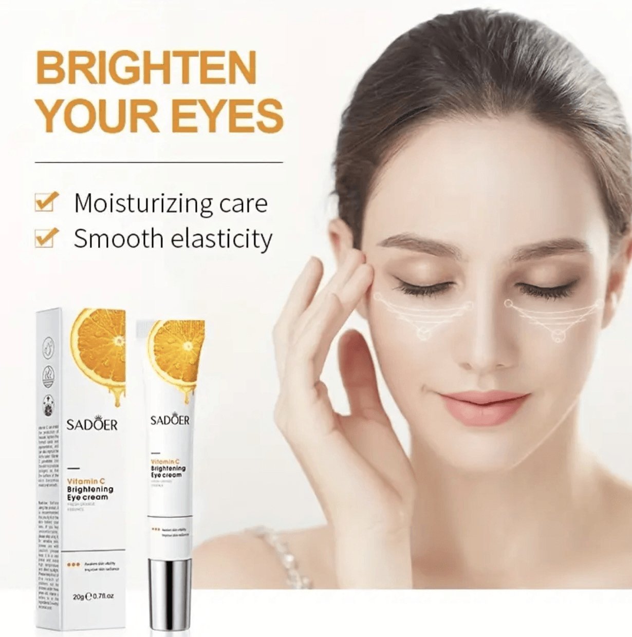 Crème pour les yeux vitamine C - SDEG Glitter