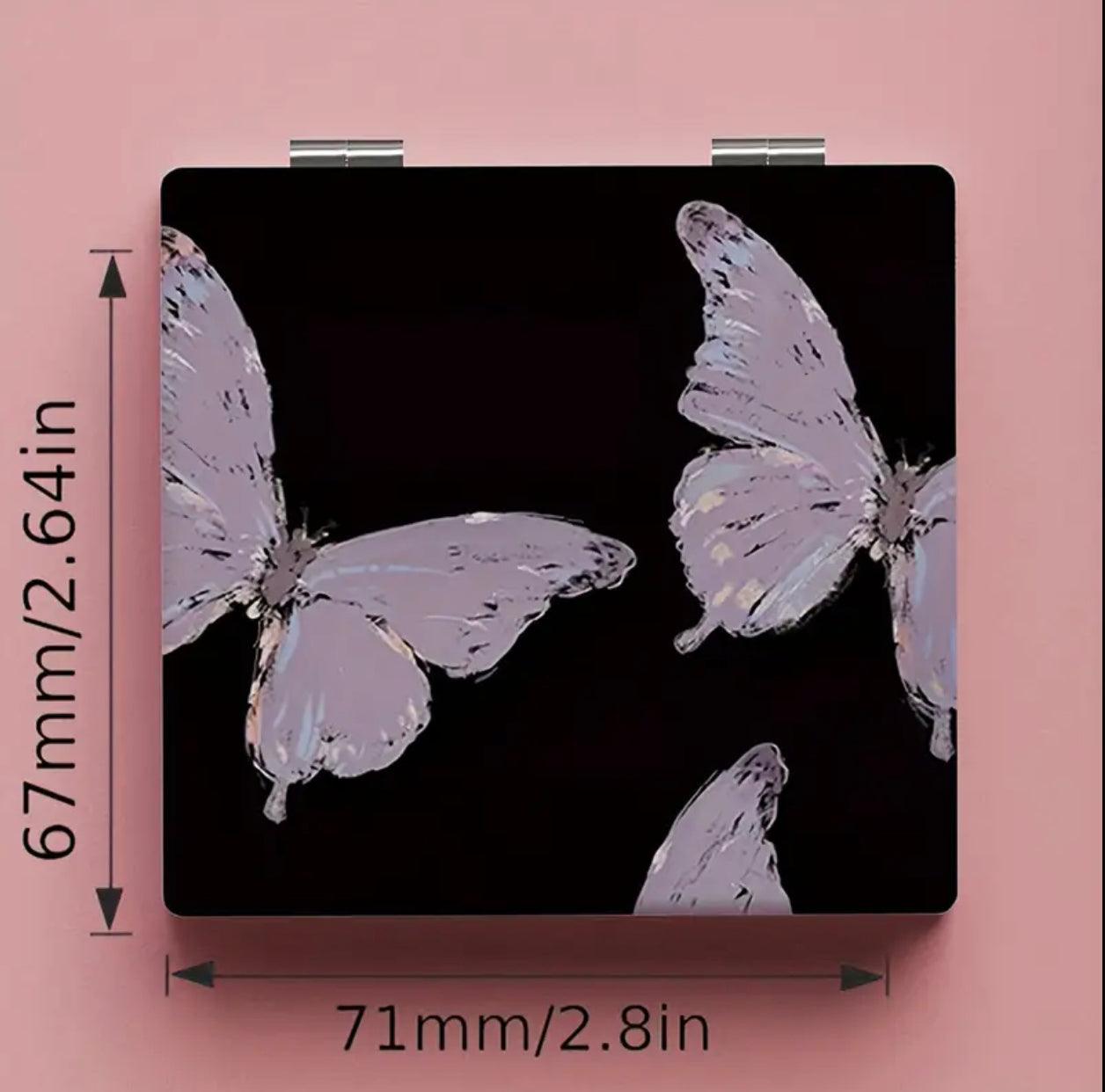 Miroir motif papillon - SDEG Glitter