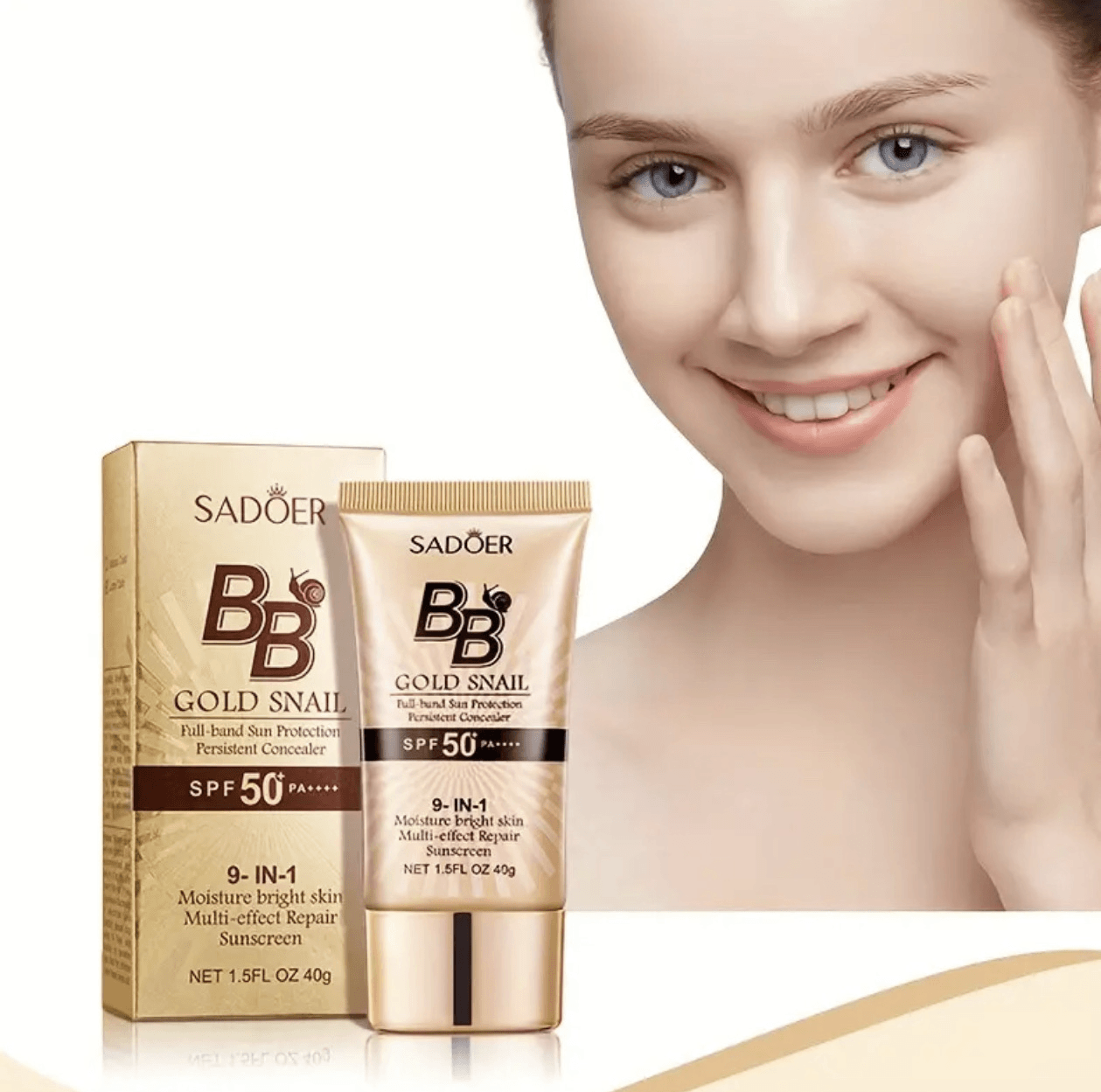 Golden BB Cream SPF50 - SDEG Glitter